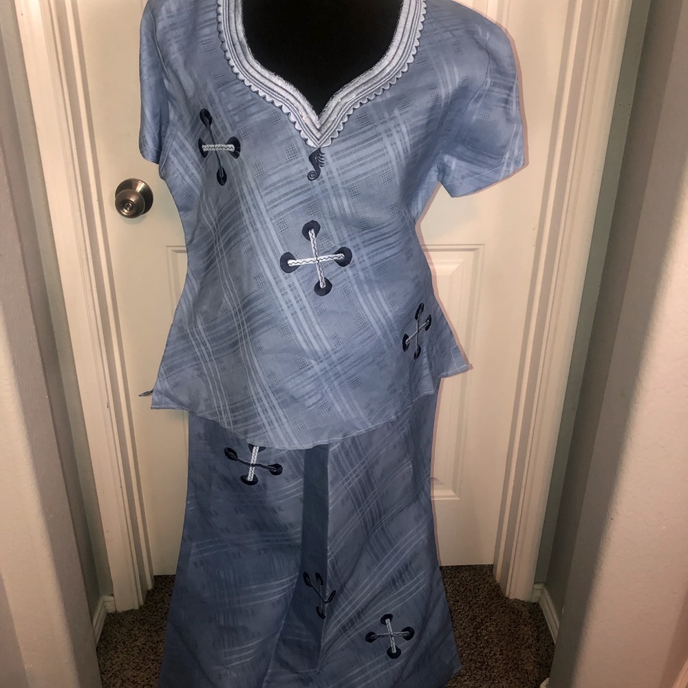 African Attire skirt set